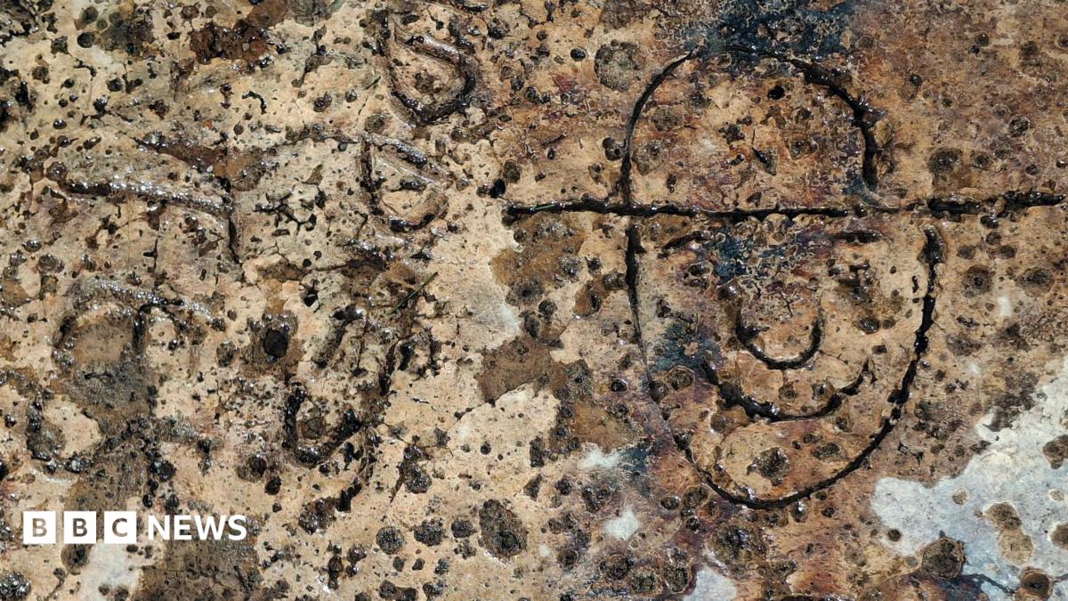 'Intriguing' markings found carved into Tentsmuir WW2 defences