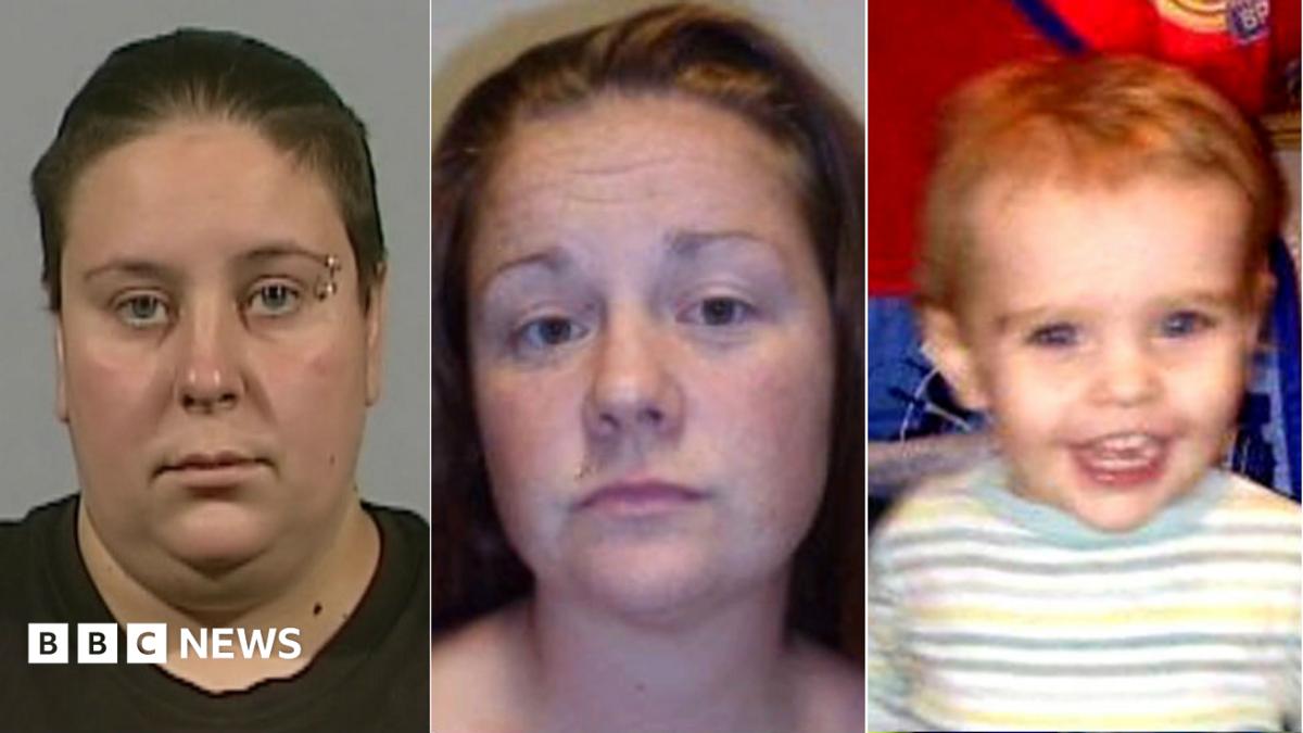 Nyomi (left) and Rachel Fee murdered two-year-old Liam