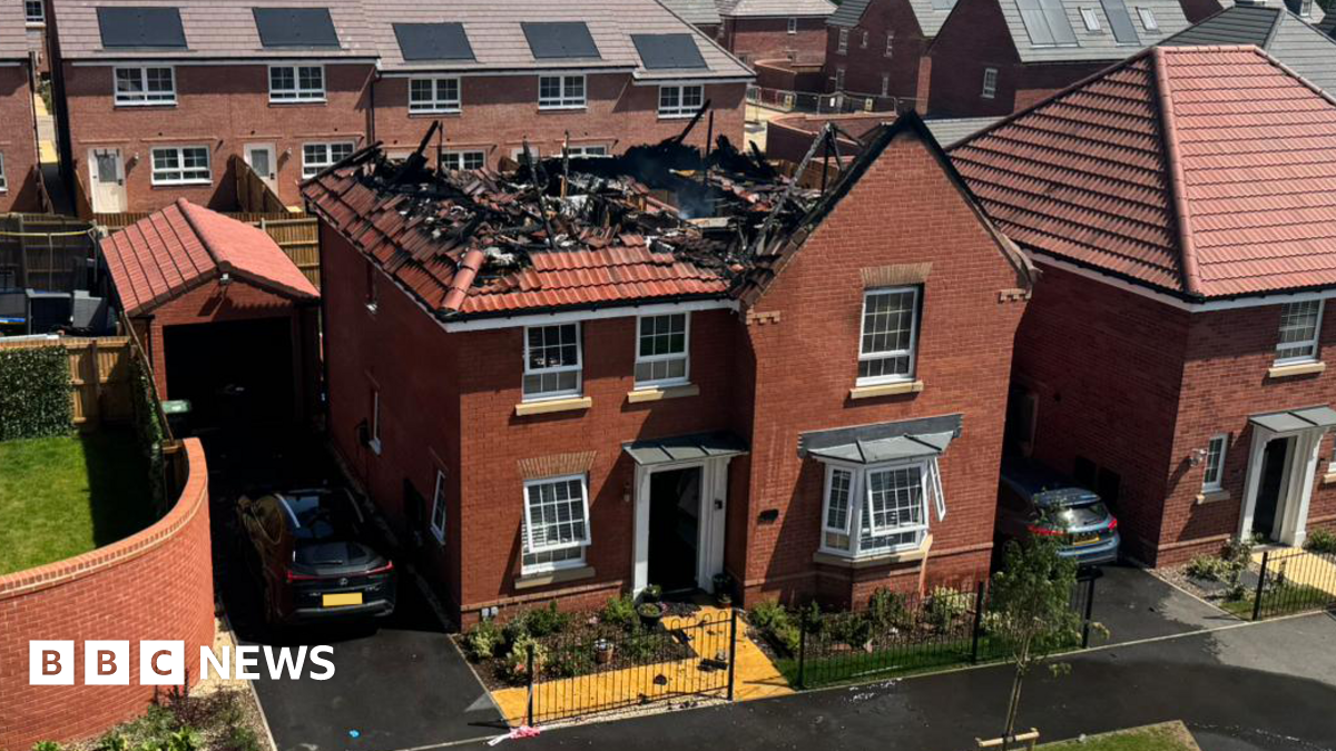 Wellingborugh house fire caused by 'electrical fault in loft'