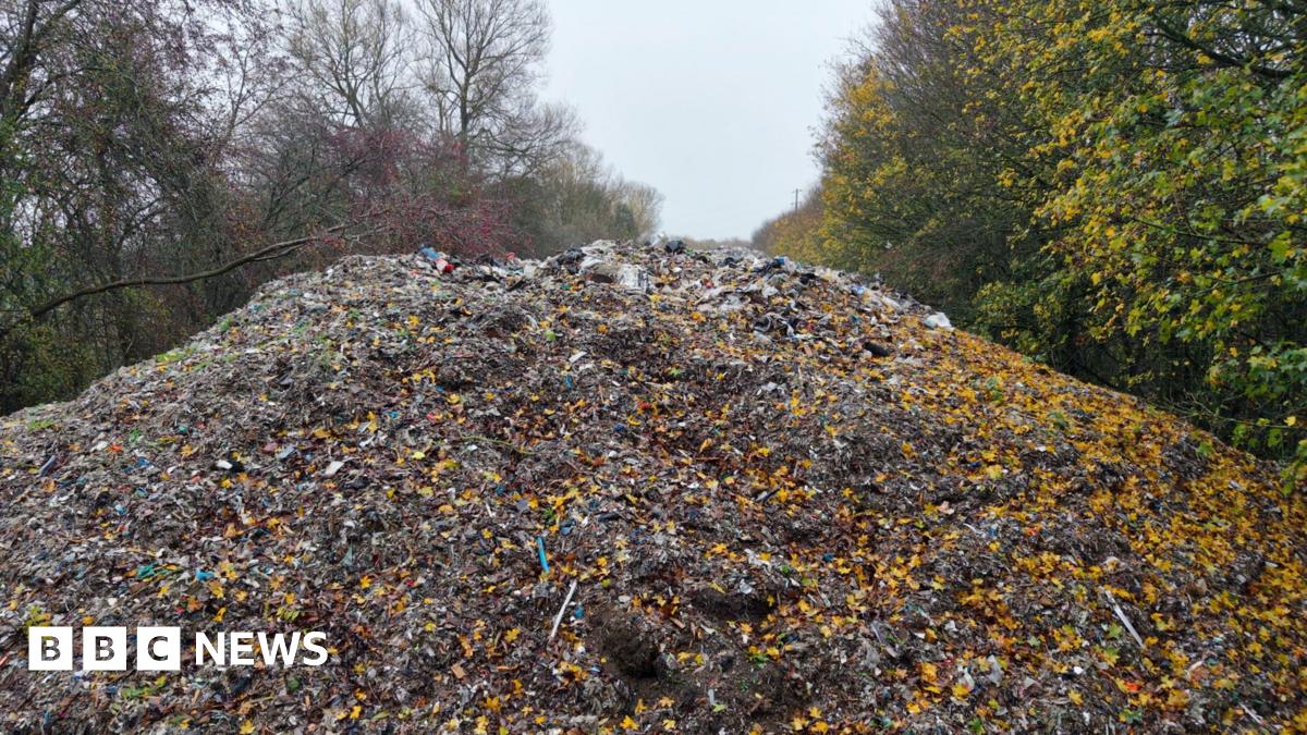 
                            Arrest made over waste mountain in Oxfordshire