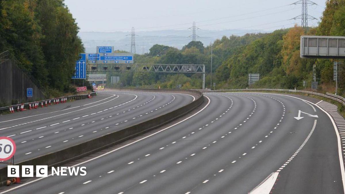 Hampshire M27 and M3 overnight road closures BBC News