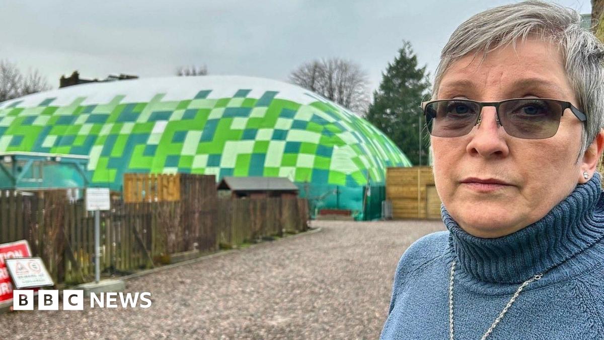 Angry neighbours dub Edinburgh inflatable dome ‘enormous zit’