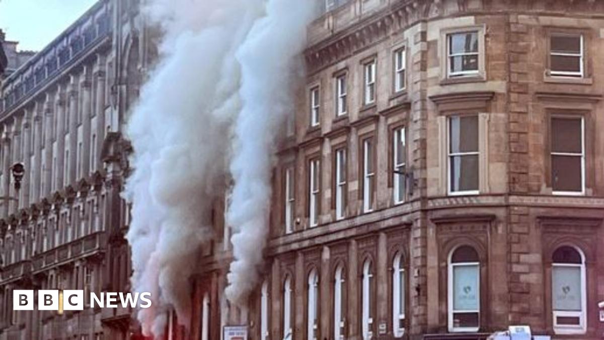 
                            Firefighters tackle building blaze at Glasgow Central Station