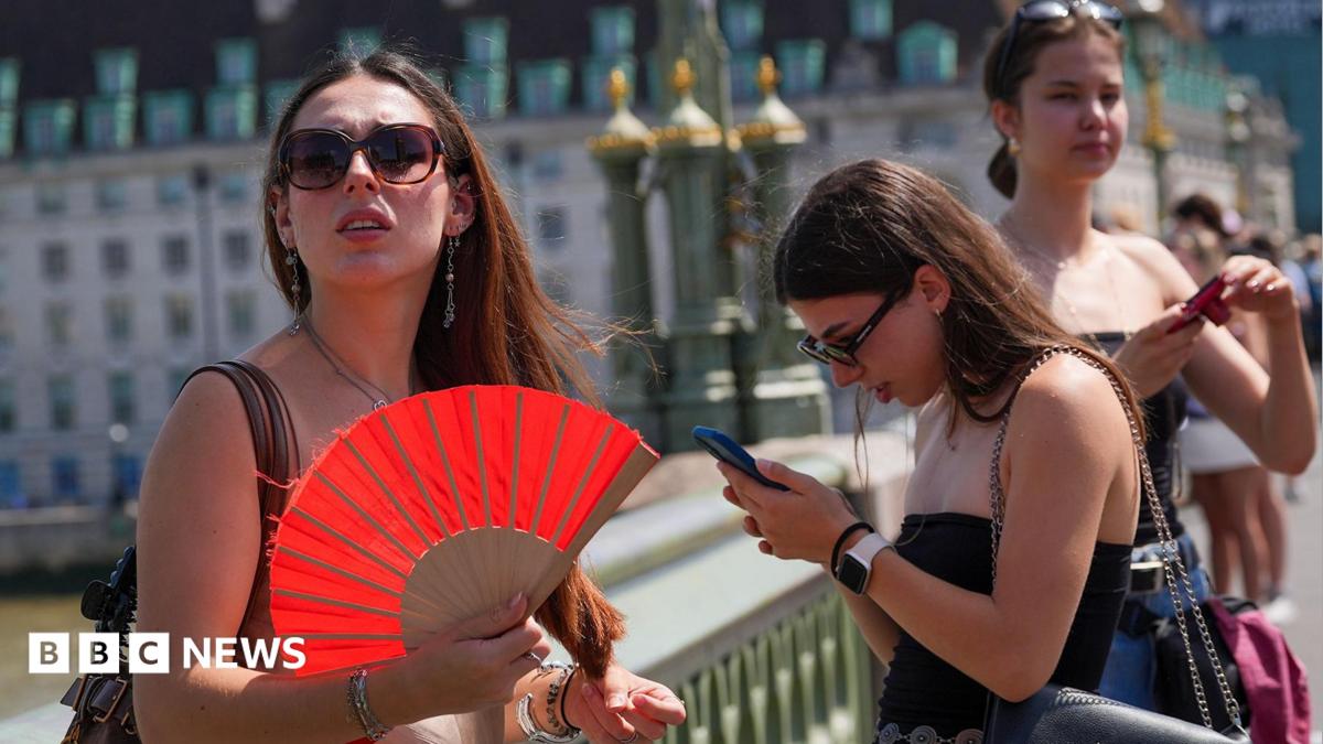 Some schools in England and Wales will be shut on Wednesday, others are closing early. Meanwhile, 40 people have drowned in France since a heatwave began last week.
