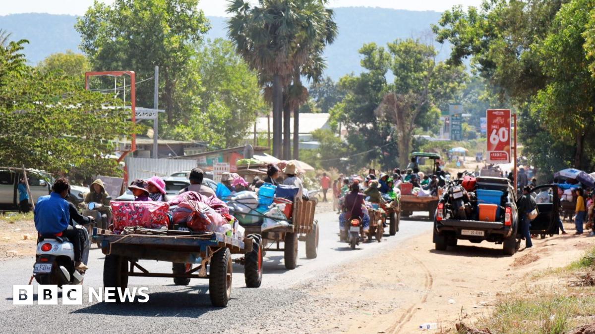 Thailand-Cambodia conflict: Thousands flee disputed border after deadly clashes and air strikes