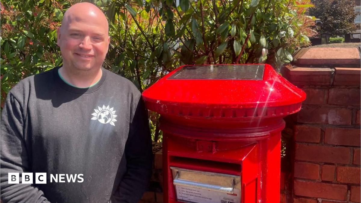 bbc.co.uk - Lindsey Alder - Worcester gets new design of postbox for parcels