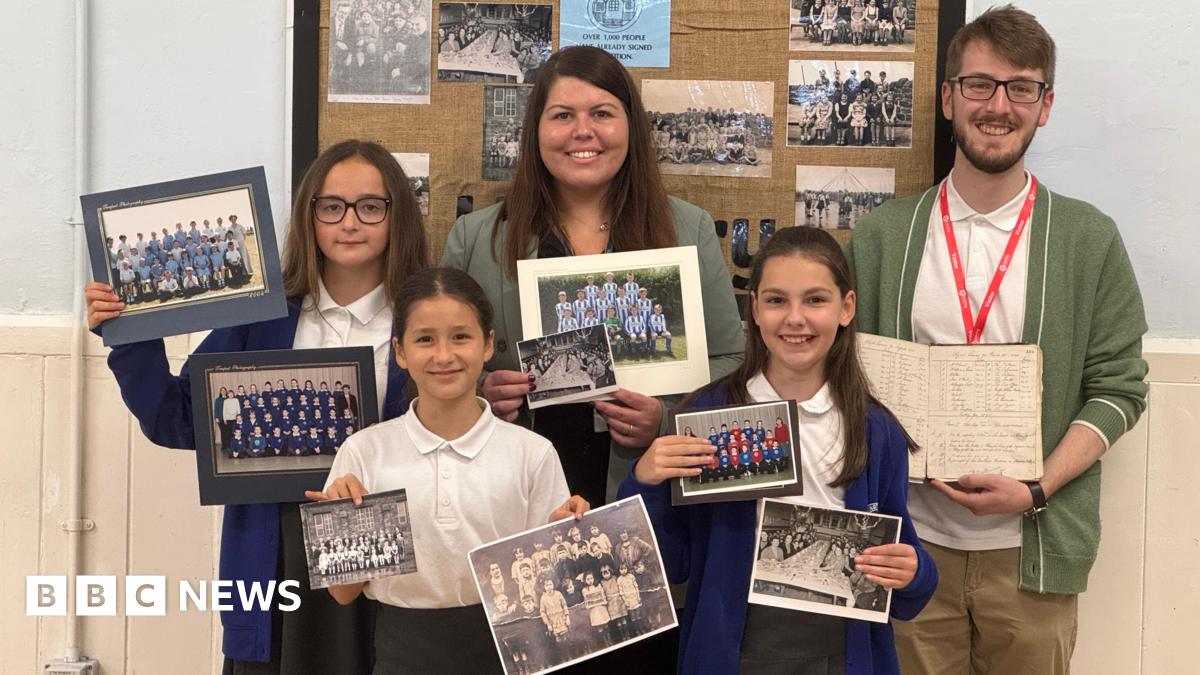 Hidden photos reveal details of Telford school history BBC News