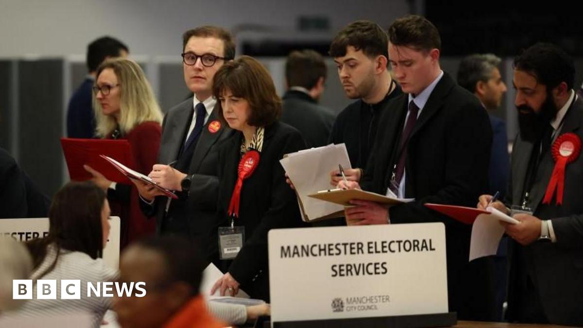 Votes being counted in Gorton and Denton by-election
