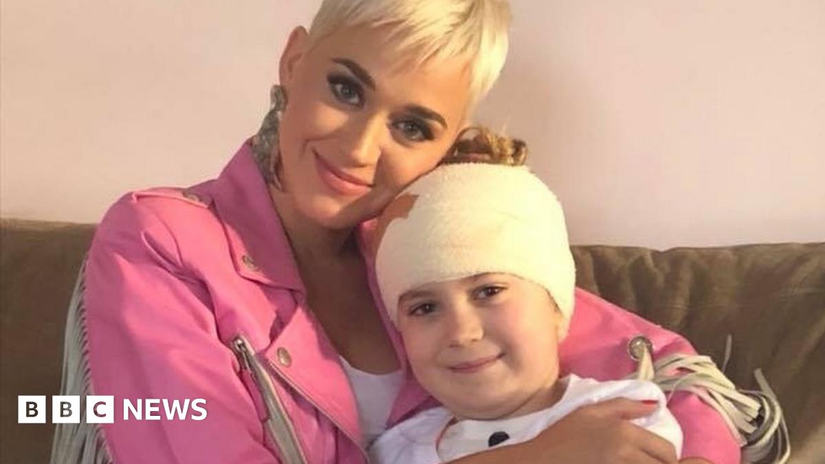 Katy Perry visits sick fan who missed concert because of brain surgery