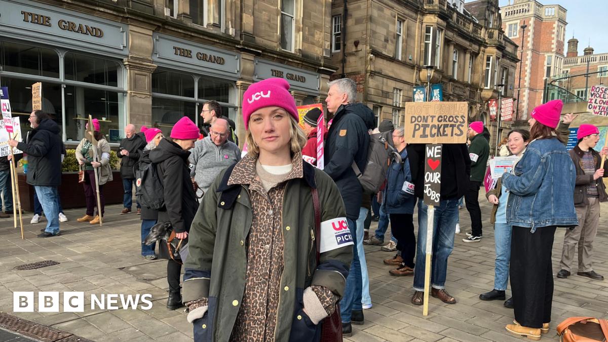 Newcastle University staff begin 14 days of strike action