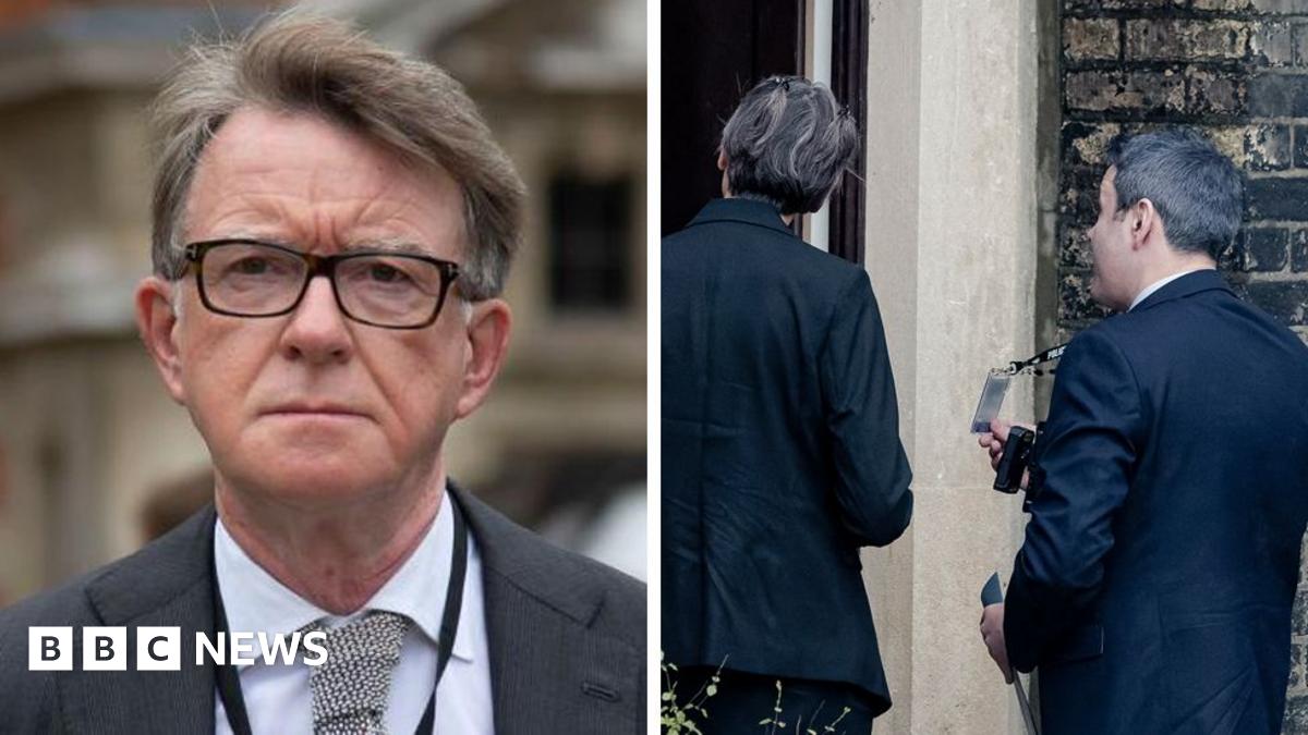 
                            Police search properties linked to Mandelson over Epstein investigation