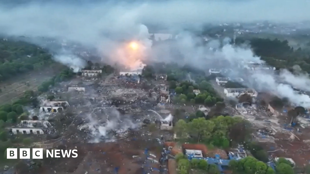 China: 21 dead after explosion at fireworks factory