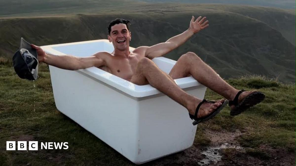 Influencer apologises for leaving bathtub on mountain