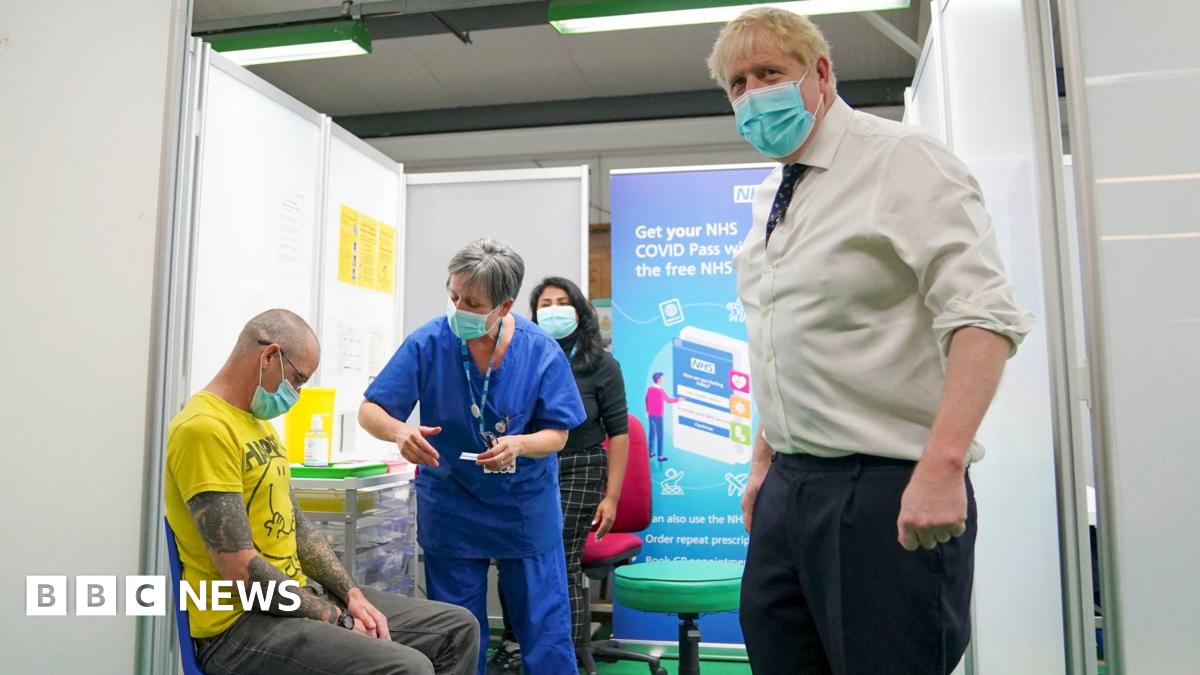 Covid Hospitals Under Pressure But Plans Unchanged Pm Bbc News