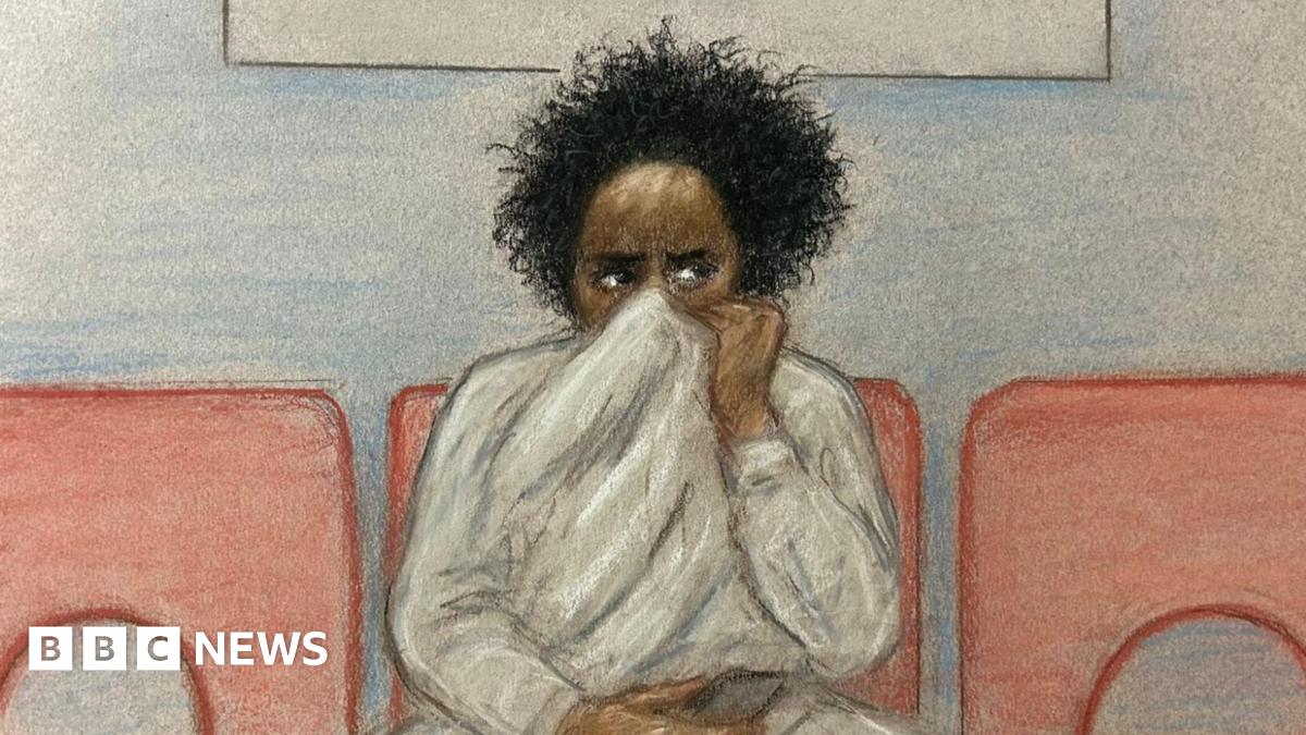 Court sketch of Axel Rudakubana - appearing in court by video link
