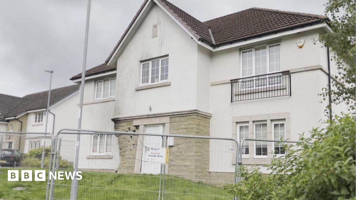 Police investigate car crash into house in Glasgow suburb
