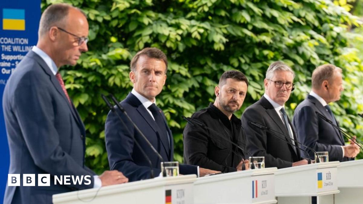 Starmer says Europe and US are 'calling Putin out' to agree a 30-day Ukraine ceasefire - follow live