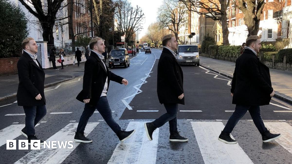 Abbey Road: 50 years of the Beatles' famous album cover - BBC News