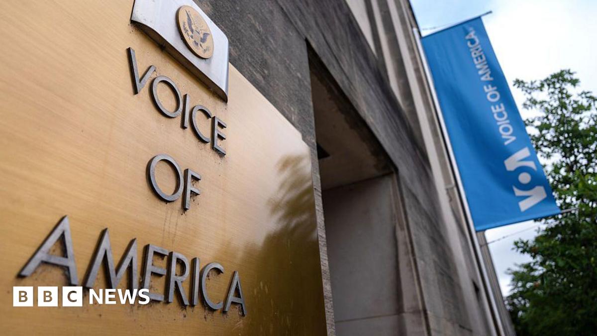 Voice of America: Hundreds of reporters fired as Trump guts outlet