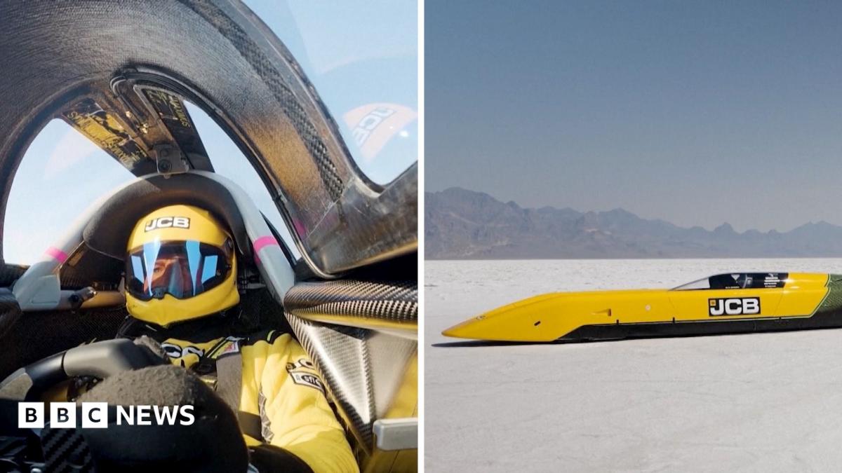 Watch: Hydrogen car breaks land speed record at 406 mph