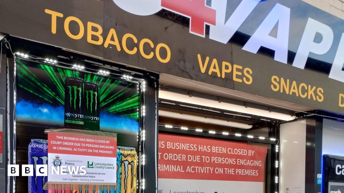 vape shops darwen Loughborough shop shut by court order for second time in a year