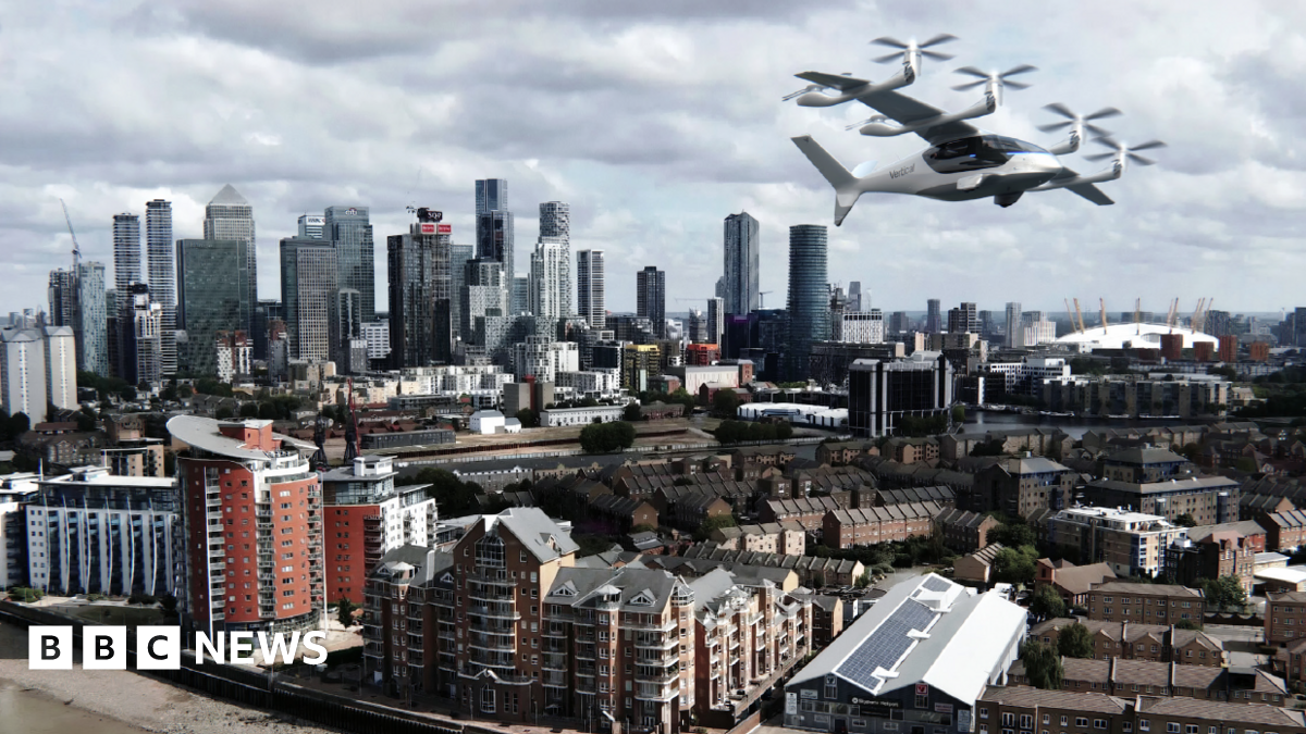 Image for Flying taxis could be in London's skies by 2028, developers say
