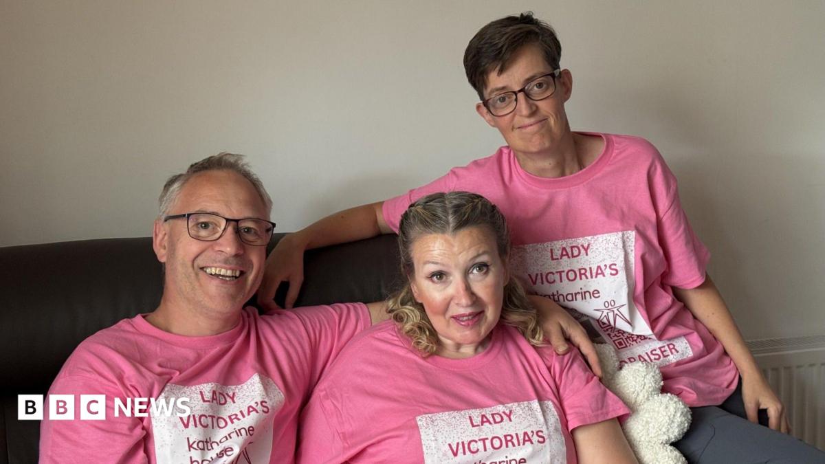 Woman with Parkinson's sells dresses for Katharine House hospice