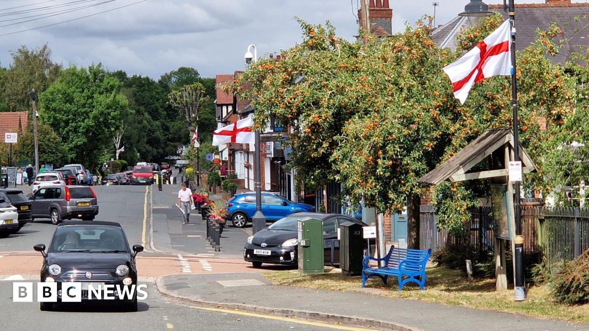 Why have thousands of St George's and union jack flags gone up?