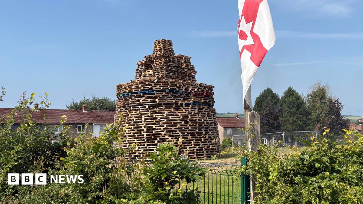 Man dies after falling from east Belfast bonfire