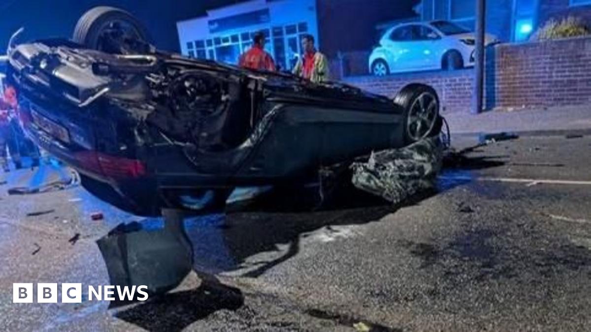 Man seriously injured after car flips in Norwich street