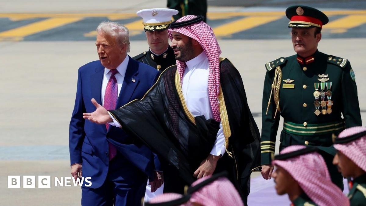 Trump arrives in Saudi Arabia in first major trip of second term - follow live thumbnail