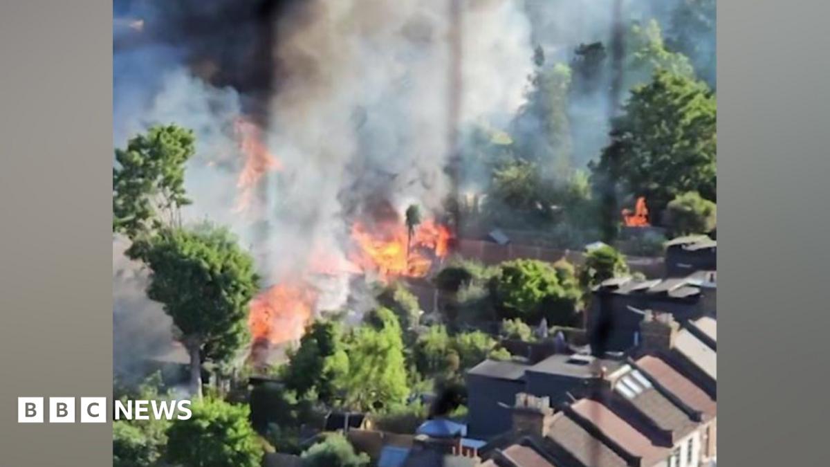 Rail fire disruption may last several days in east London