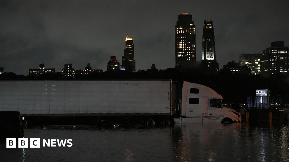 Two dead after flash flooding in New Jersey and New York City