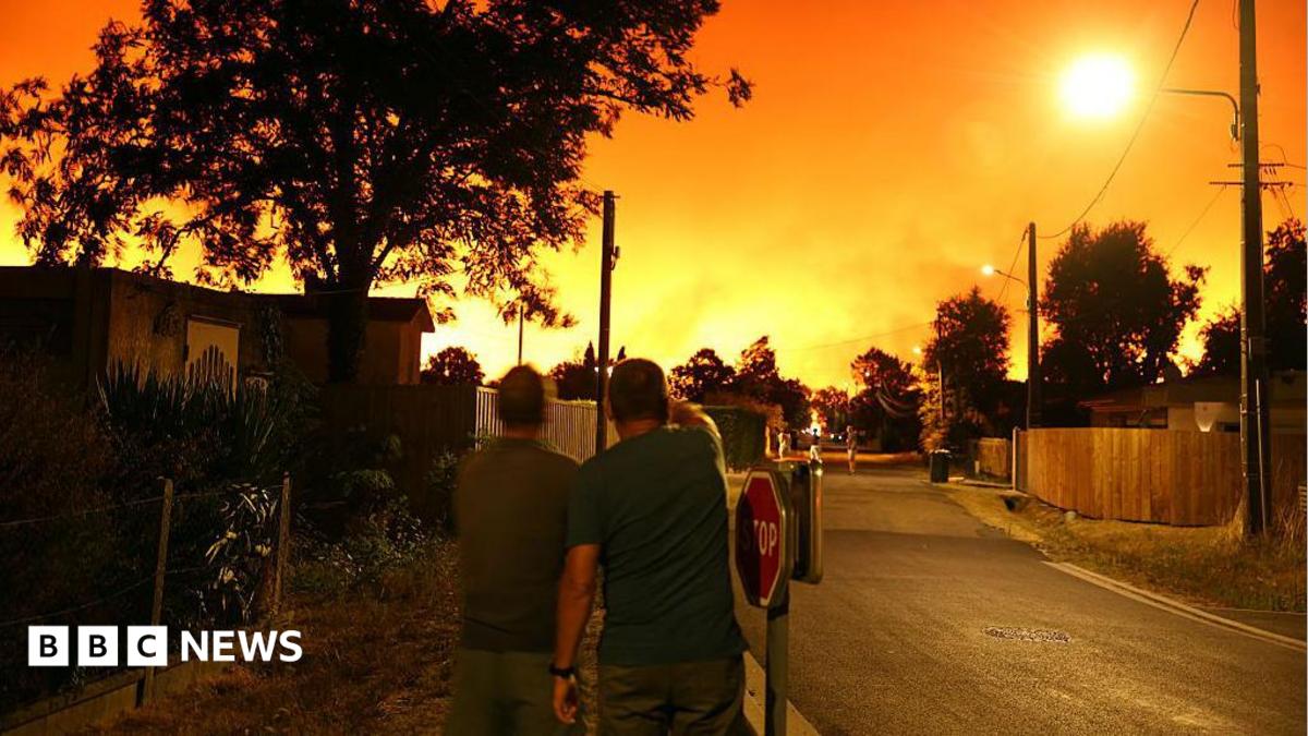 Incendios Apocalípticos en Francia: Las Vacaciones Soñadas se Convierten en Huida Desesperada para Miles de Turistas