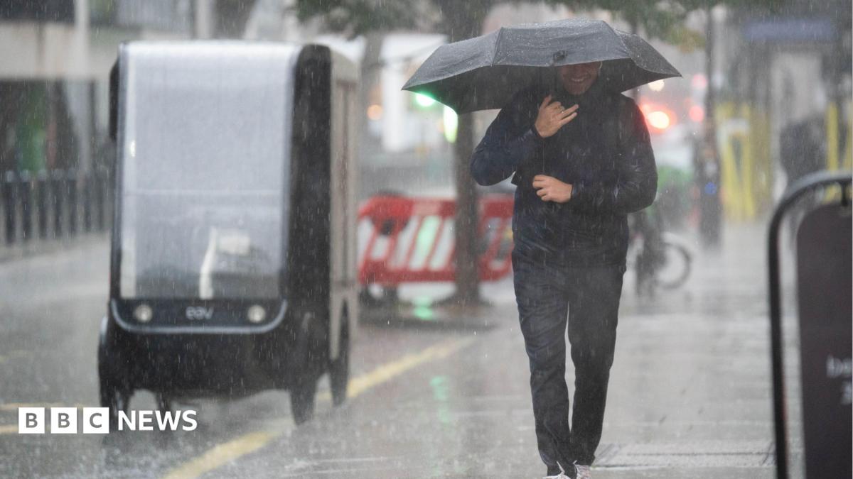 Yellow thunderstorm warnings issued for parts of UK by Met Office