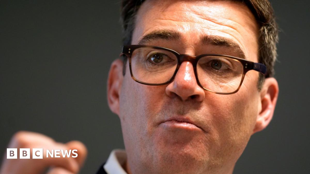 
                            Andy Burnham's bid to return as MP blocked by Labour ruling body