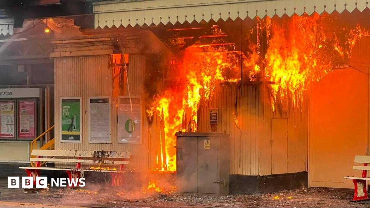 Paignton railway station blaze leaves services disrupted