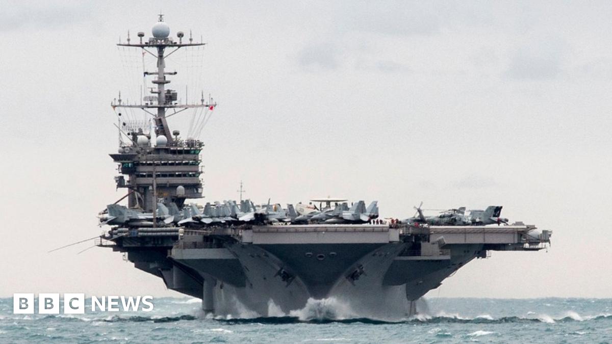 Iran conducts 'provocative' live rocket tests near US ships - BBC News
