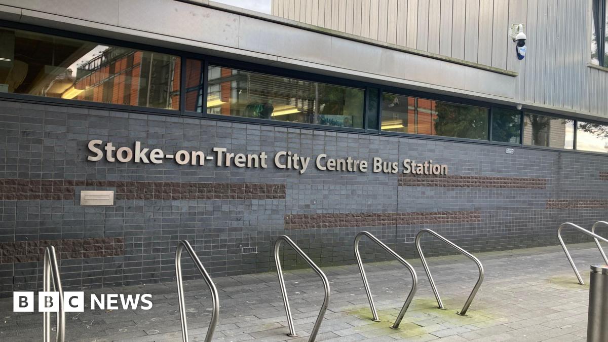 Hanley bus station shut as light fitting falls from roof