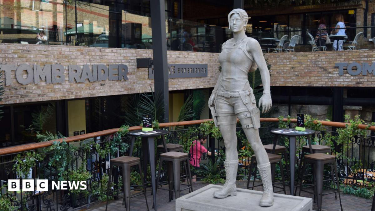 bbc.co.uk - George Torr - Fundraiser to bring 9ft Lara Croft statue to Derby