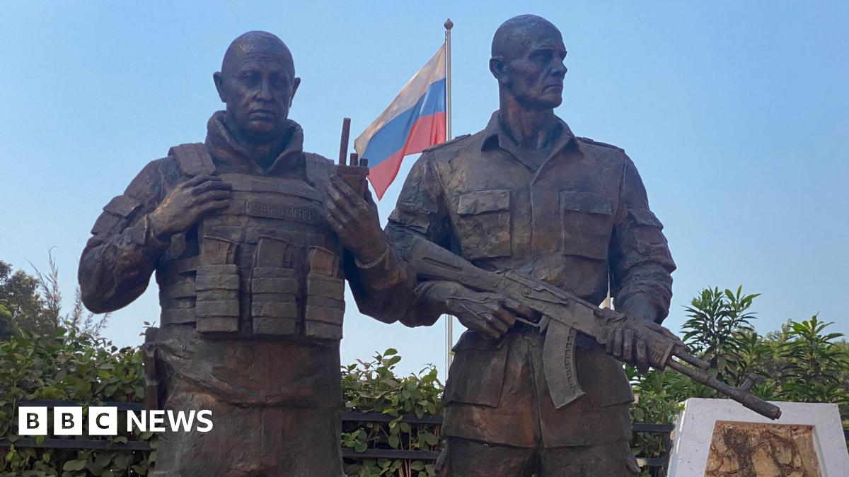 Central African Republic Unveils Statue In Honour Of Russia S Wagner Founder Yevgeny Prigozhin