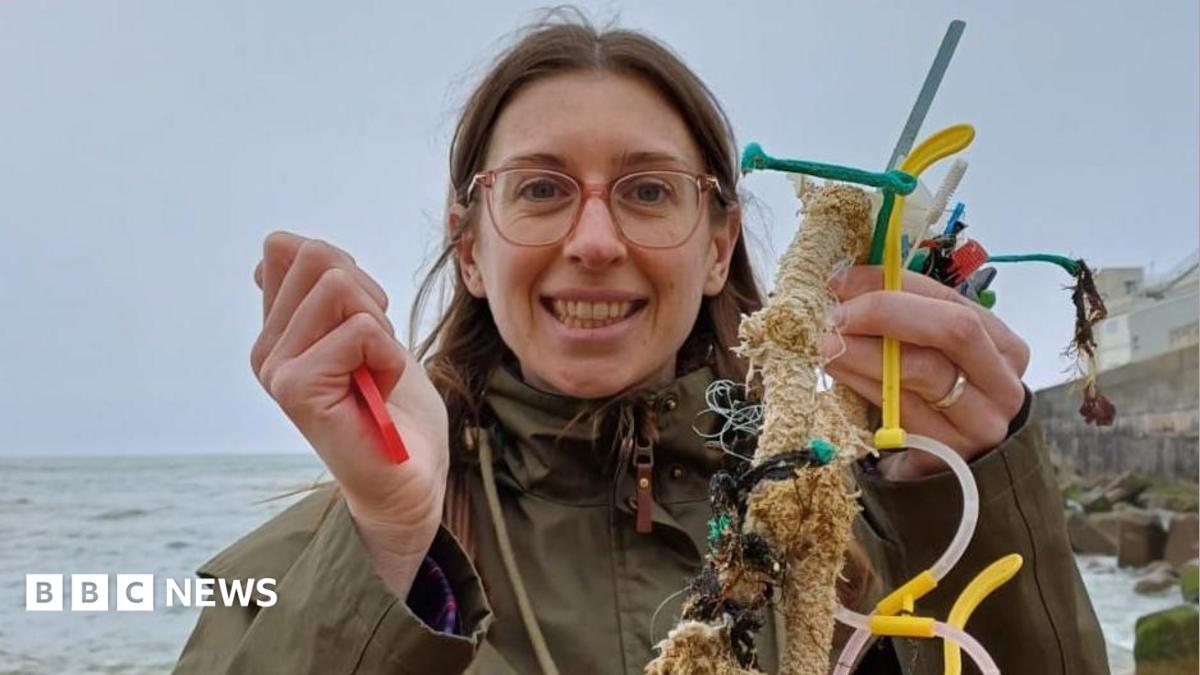 Brighton NHS nurse fights back against plastic beach waste