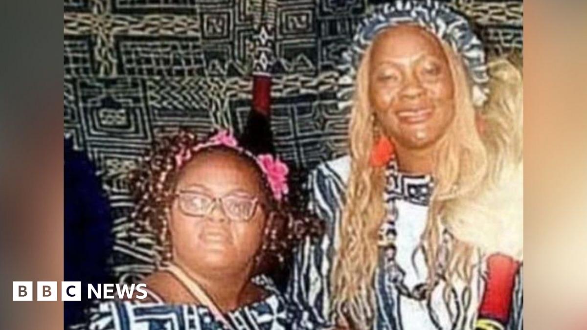 Alphonsine Djiako Leuga, right, and her daughter Loraine Choulla 