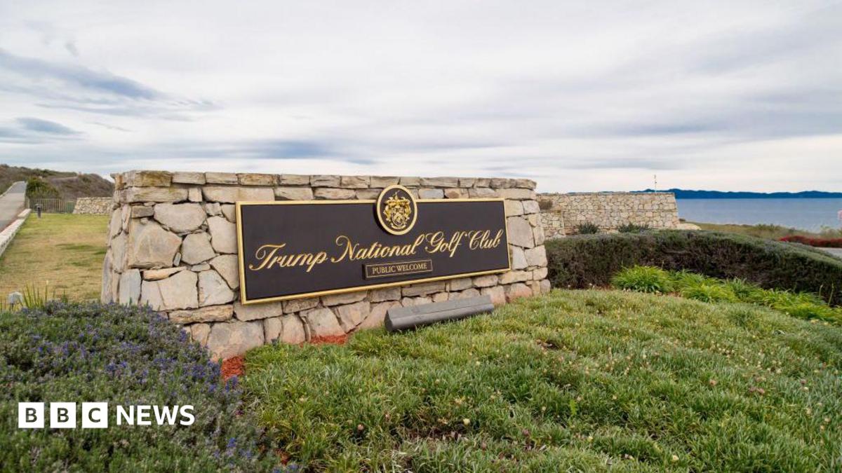 Armed man arrested near Trump's golf course ahead of president's visit