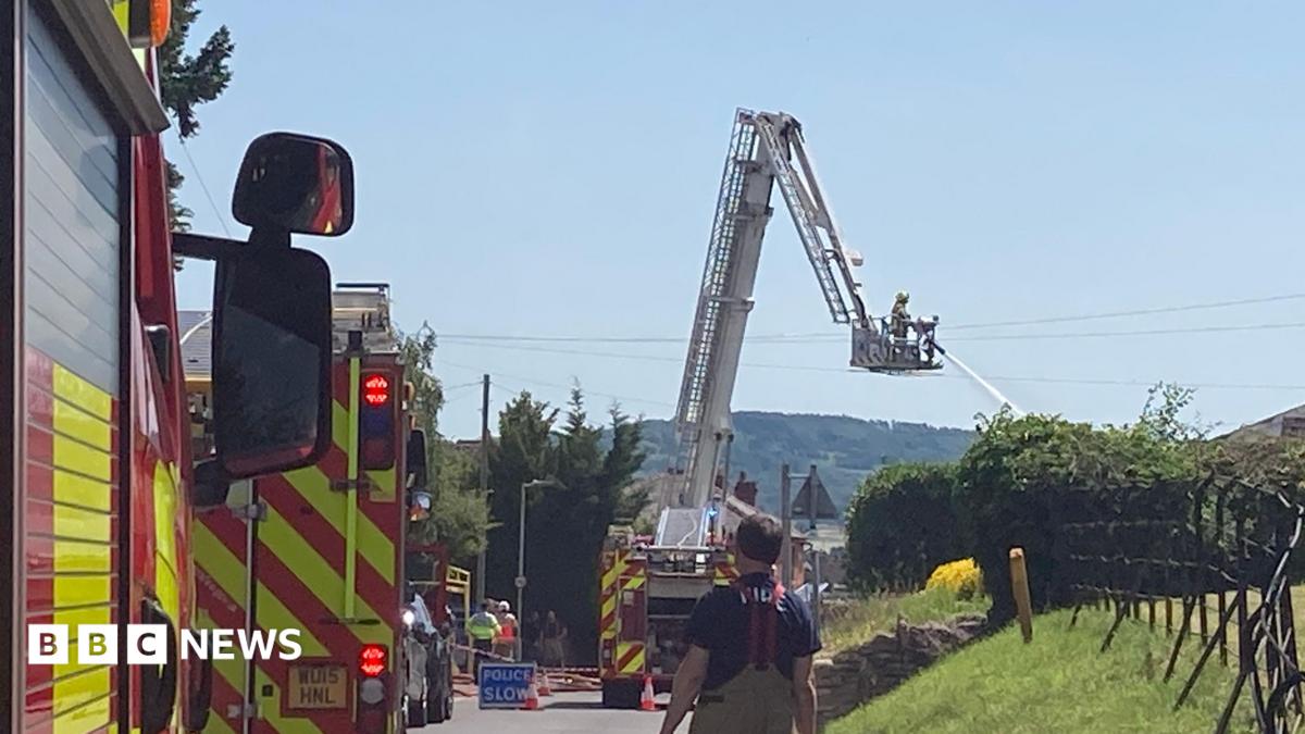 Churchdown Club on fire as residents warned to keep windows shut