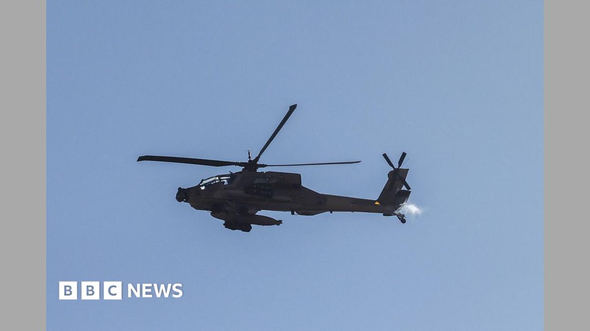 US President Trump says Iran shot down Apache heli