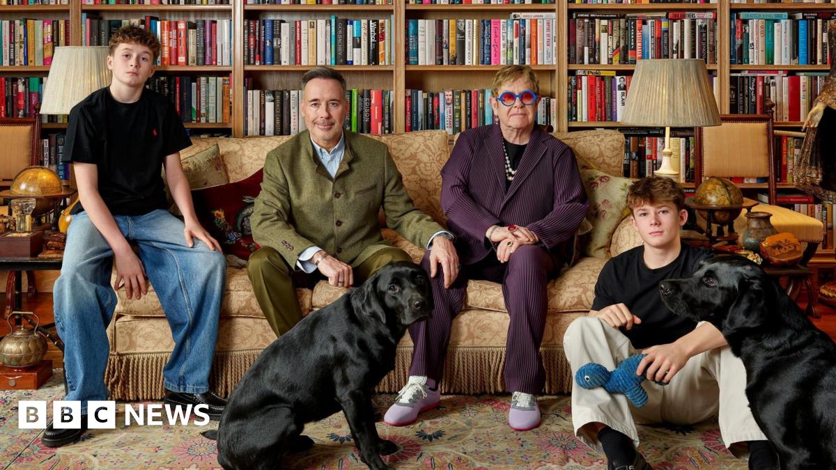 
                            Sir Elton John's family photo by Catherine Opie hung in National Portrait Gallery