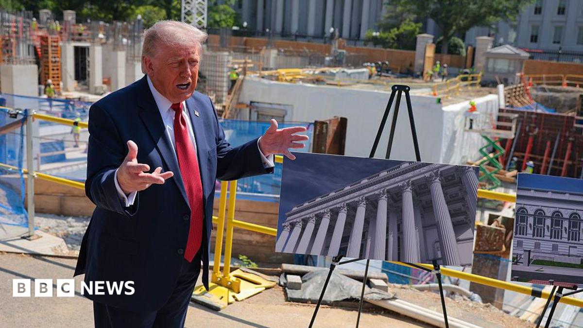 Trump asks Supreme Court to allow ballroom work to continue