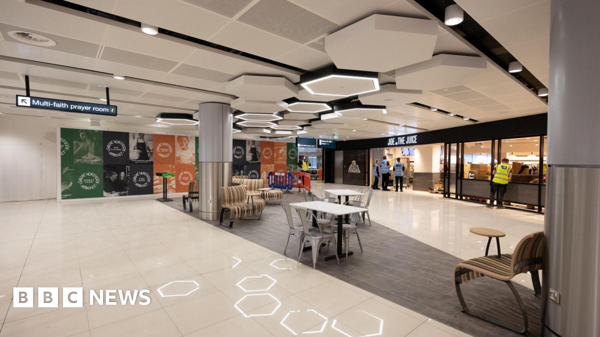 Manchester Airport shows off upgraded terminal in £1.3bn overhaul
