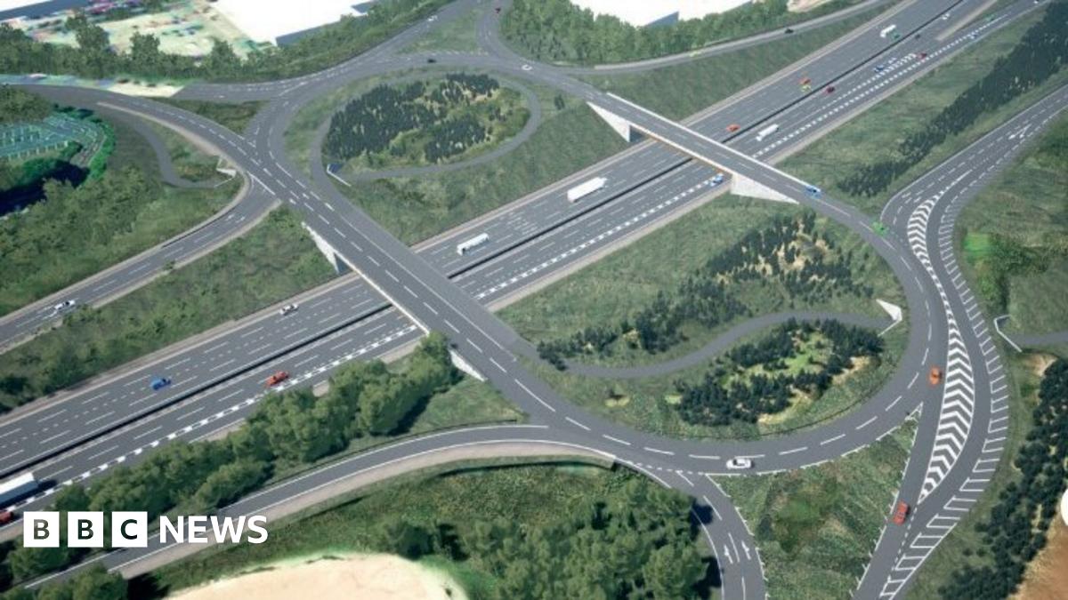 Winchester M3 junction plans criticised by conservationists BBC News